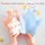 Cartoon Exfoliating Glove Bath Massage Glove- Blue Carousel 3