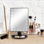 LED Lights Makeup Mirror with Cosmetic Organizer TD06 - Pink Carousel 3