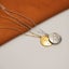 12 Constellation Coin Disc Silver Necklace -Pisces Carousel 5