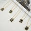 English Letters Oil Drop Pendant Necklace As Gift For Men Women -K Carousel 4