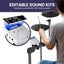 X23 9-piece Electronic Drum Kit Carousel 8