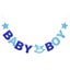 Its a Boy Banner Blue Baby Shower Decorations Hanging Bunting Party Supplies Carousel 1