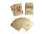 1 Set 24K Gold Playing Cards Foil Pokers Pack Magic Cards Joker Cards Carousel 1
