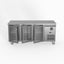 Thermaster Fed-X Three Glass Door Bench Fridge XUB7C18G3V Carousel 13