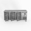 Thermaster Fed-X Three Glass Door Bench Fridge XUB7C18G3V Carousel 14