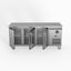 Thermaster Fed-X Three Glass Door Bench Fridge XUB7C18G3V Carousel 17