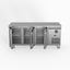 Thermaster Fed-X Three Glass Door Bench Fridge XUB7C18G3V Carousel 18