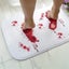 Halloween Bath Bloody Footprint Rug 40 x 60 CM Carousel 3