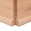 Table Top Light Brown 180x50x4 Cm Treated Solid Wood Oak Topltko Carousel 5