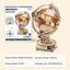 Rokr Luminous Globe Led Light 180pcs Model Building Block Kits Toy Gift for C... Carousel 3