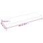 Wall Shelf Dark Grey 100x30x6 Cm Treated Solid Wood Oak Tltnbx Carousel 2