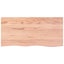 Table Top Light Brown 100x50x2 Cm Treated Solid Wood Oak Topltlp Carousel 3