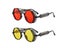 Vintage Punk Style Sunglasses Men Retro Round Alloy Frame Women Sunglasses Carousel 7