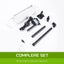 Dynamic Power Aquarium Fish Tank 30l Curved Glass Rgb Led Carousel 10