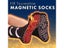 Self-heating Tourmaline Magnetic Therapy Foot Massage Socks For Unisex Health Carousel 3