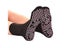 Self-heating Tourmaline Magnetic Therapy Foot Massage Socks For Unisex Health Carousel 4