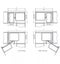 Magic corner mechanism for blind corner unit (Left and right) Carousel 3