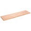 Table Top Light Brown 180x50x4 Cm Treated Solid Wood Oak Topltko Carousel 9