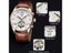 KINYUED Mens Luxury Original Brand Watches Men Skeleton Tourbillon Mechanical Carousel 4