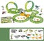 244Pcs Flexible Track Dinosaur World Race Toys Carousel 2