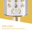 Karaoke Mic with built-in Speakers BT/MP3 Gold Carousel 17
