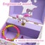 Jewelkeeper Girl's Musical Jewelry Storage Box Carousel 4