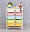 toy storage trolley 2x5 layers with 10 coloured trays Carousel 3