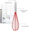 Silicone Whisk Set Of 3 - Non-stick Stainless Steel And Silicone - Colored Carousel 3