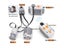 Legoeds-compatible MOC Technical Power Functions M Motor 8883 Modified Remote Carousel 5