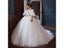 White Lace Floor Length Flower Girl Dress For First Communion Party Carousel 2