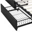 Queen Bed Frame with Drawer Storage Carousel 11
