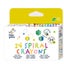 Haku Yoka 24 Colors Spiral Crayons Carousel 1