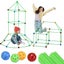 121Pcs Fort Building Kit Construction Toys DIY Castles 3D Play House Tent Gift Carousel 5