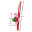 Christmas Electric Climbing Santa Claus Climbing Ladder -Red Single ladder Carousel 3