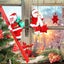 Christmas Electric Climbing Santa Claus Climbing Ladder -Red Single ladder Carousel 4