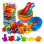 Counting Dinosaurs Toys Matching Game for Kids with Sorting Bowls Learning Toy Carousel 3
