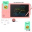 Toy Kids Talking Flash Cards LCD Writing Tablet Learning Toys 2-in-1 -Pink Carousel 2