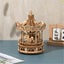 3d Wooden Puzzle 336pcs Rotatable Diy Romantic Carousel Game Gift for Childre... Carousel 9