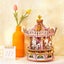 3d Wooden Puzzle 336pcs Rotatable Diy Romantic Carousel Game Gift for Childre... Carousel 10