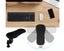 Ergonomic Office Chair Adjustable Armrest Pads Rotating Arm Rest Office Desk Carousel 4