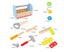 Wooden Tool Box Simulated DIY Portable Role Play Screws Tool Toys for Toddler Carousel 4