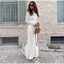 Elegant Solid Hollow Out Knitted Dress Women Fashion O Neck Long Carousel 1