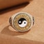 (Taichi Spinner Ring) Bagua Ring Wheel Ring Silver Ring RSV8KNG-6 Carousel 3