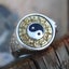 (Taichi Spinner Ring) Bagua Ring Wheel Ring Silver Ring RSV8KNG-6 Carousel 4
