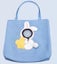 Cute Cat Dog carrying cotton canvas bag Carousel 5