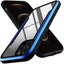 iPhone 15 Military Grade Drop tested Tough Case Metal Alloy Clear BLUE Carousel 3