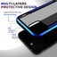 iPhone 15 Military Grade Drop tested Tough Case Metal Alloy Clear BLUE Carousel 14