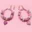 16Pcs Charm Bracelet Making Kit DIY Jewelry Bracelet Ornaments -Pink Carousel 3