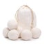 Wool Dryer Balls, Natural Fabric Softener, Reusable (6Pcs) Carousel 10