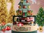Assemblable Christmas Tree Building Block Kits Rotating Xmas Clockwork Music Box Carousel 5